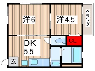 グリーンヒルの物件間取画像